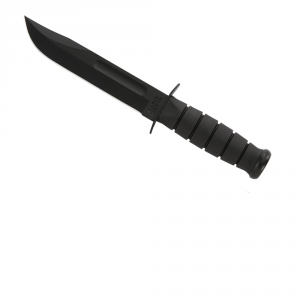 Ka-Bar Full-Size Straight Edge Utility Knife - Black - Fixed Blade - Kabar Knives